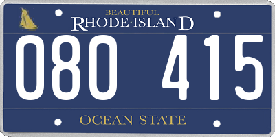 RI license plate 080415