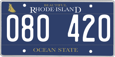 RI license plate 080420