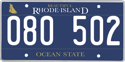 RI license plate 080502