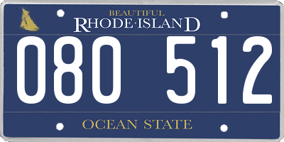 RI license plate 080512