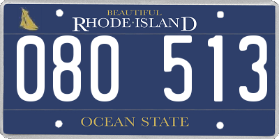 RI license plate 080513