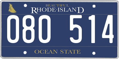 RI license plate 080514