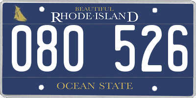 RI license plate 080526
