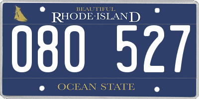 RI license plate 080527