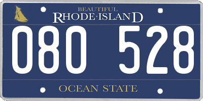 RI license plate 080528