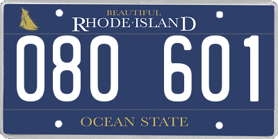 RI license plate 080601