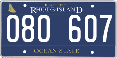 RI license plate 080607