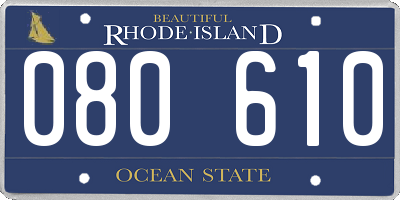 RI license plate 080610