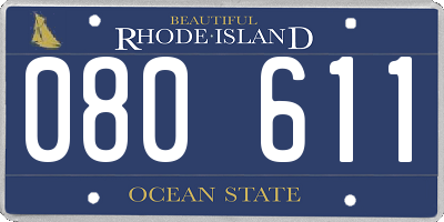 RI license plate 080611