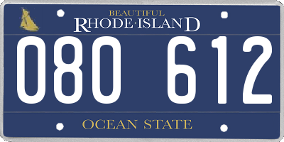 RI license plate 080612
