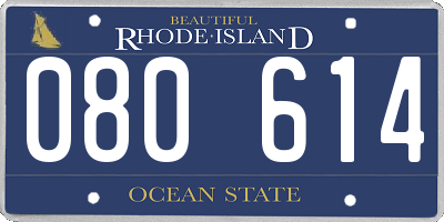 RI license plate 080614