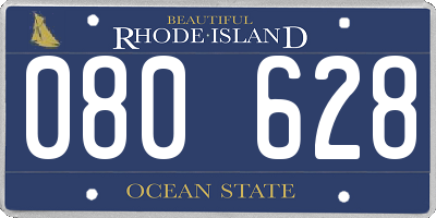 RI license plate 080628