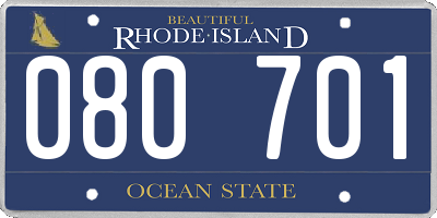 RI license plate 080701