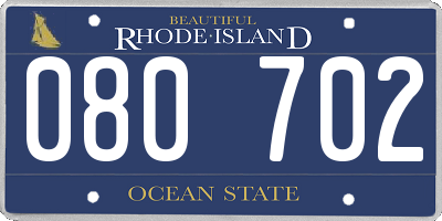 RI license plate 080702