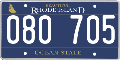 RI license plate 080705