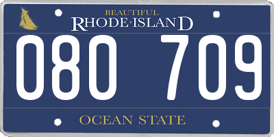 RI license plate 080709