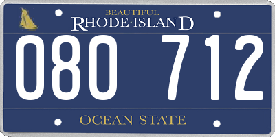 RI license plate 080712