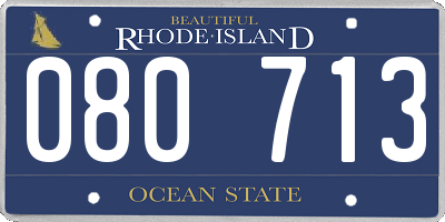 RI license plate 080713