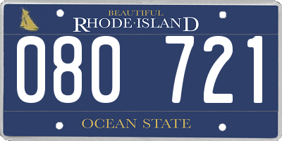 RI license plate 080721