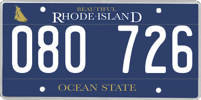 RI license plate 080726
