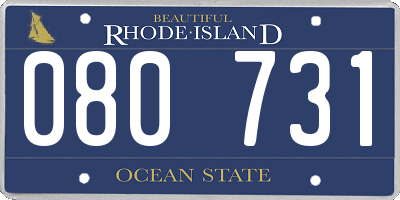 RI license plate 080731