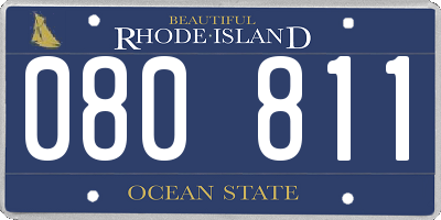 RI license plate 080811
