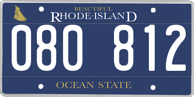 RI license plate 080812