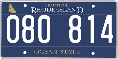 RI license plate 080814