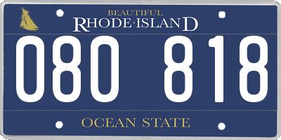 RI license plate 080818