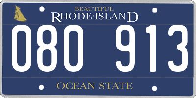 RI license plate 080913