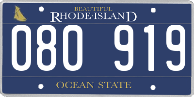 RI license plate 080919