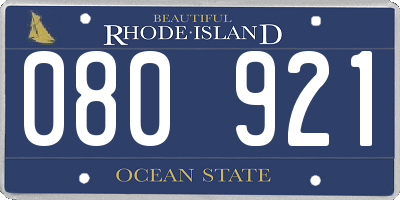 RI license plate 080921