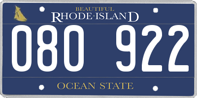 RI license plate 080922
