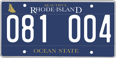 RI license plate 081004