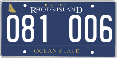 RI license plate 081006