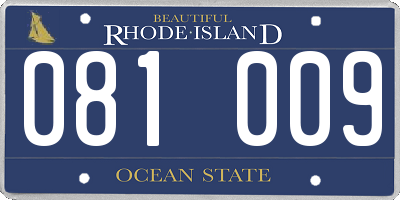RI license plate 081009