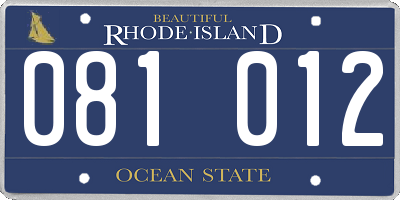 RI license plate 081012