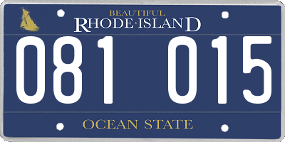 RI license plate 081015