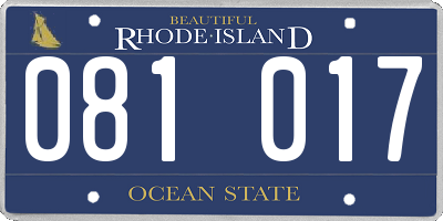 RI license plate 081017