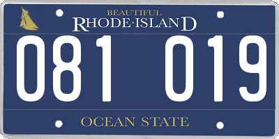 RI license plate 081019