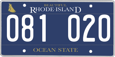 RI license plate 081020