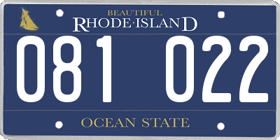 RI license plate 081022