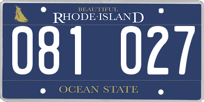 RI license plate 081027