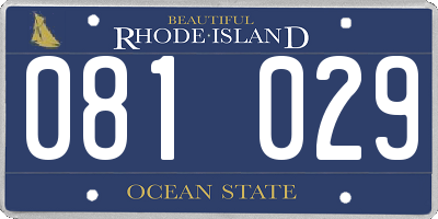 RI license plate 081029