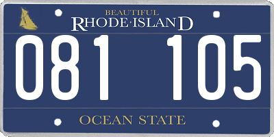 RI license plate 081105
