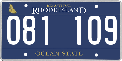 RI license plate 081109