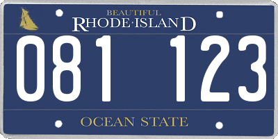 RI license plate 081123