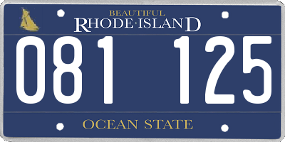 RI license plate 081125