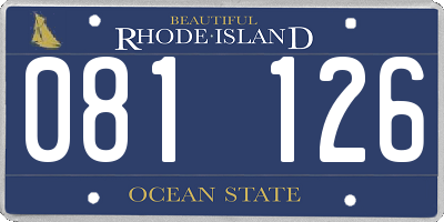 RI license plate 081126