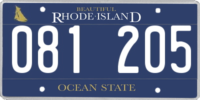 RI license plate 081205